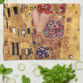 Linge De Cuisine Gustav Klimt : Le baiser (détail) (Plié)