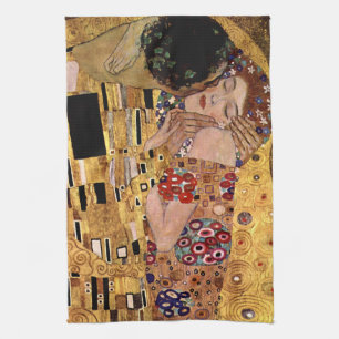 Linge De Cuisine Gustav Klimt : Le baiser (détail)