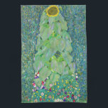 Linge De Cuisine Gustav Klimt - Le tournesol<br><div class="desc">Le tournesol - Gustav Klimt,  Huile sur toile,  1907</div>