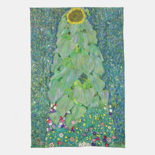 Linge De Cuisine Gustav Klimt - Le tournesol (Vertical)