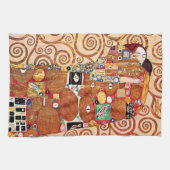 Linge De Cuisine Gustav Klimt - L'Embrace - Peinture d'Art (Horizontal)