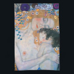 Linge De Cuisine Gustav Klimt - Mère et Enfant<br><div class="desc">Mère et Enfant (détail de trois ans de femme) - Gustav Klimt,  Huile sur toile,  1905</div>