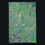 Linge De Cuisine Gustav Klimt - Paysage du jardin italien<br><div class="desc">Jardin italien / Paysage horticole italien - Gustav Klimt,  Huile sur toile,  1913</div>