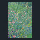 Linge De Cuisine Gustav Klimt - Paysage du jardin italien<br><div class="desc">Jardin italien / Paysage horticole italien - Gustav Klimt,  Huile sur toile,  1913</div>