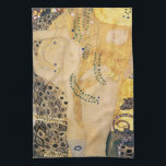 Linge De Cuisine Gustav Klimt - Serpents d'eau I<br><div class="desc">Serpents d'eau I / L'Hydra - Gustav Klimt,  Tempera et aquarelle sur parchemin,  1904-1907</div>