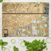 Linge De Cuisine Gustav Klimt - Stoclet Frieze Arbre de vie (Plié)