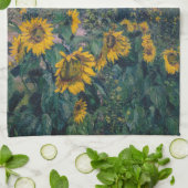 Linge De Cuisine Gustave Caillebotte - Fleurs de soleil, Jardin (Plié)