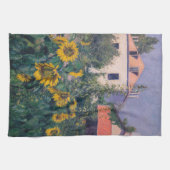 Linge De Cuisine Gustave Caillebotte - Fleurs de soleil, Jardin (Horizontal)