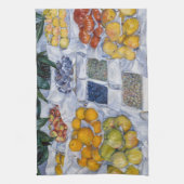 Linge De Cuisine Gustave Caillebotte - Fruits présentés sur un socl (Vertical)