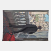 Linge De Cuisine Gustave Caillebotte - Homme à la fenêtre (Horizontal)