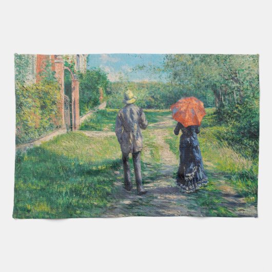 Linge De Cuisine Gustave Caillebotte - Le Chemin montant (Horizontal)