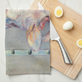 Linge De Cuisine Gustave Caillebotte - Tête de veau et langue d'ox (Quart Plié)