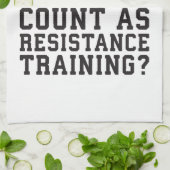 Linge De Cuisine Gymnase refusant, comptes comme formation de (Plié)