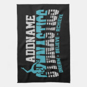 Linge De Cuisine Gymnaste AJOUTER LE NOM Gymnastique Équipe Backben (Vertical)