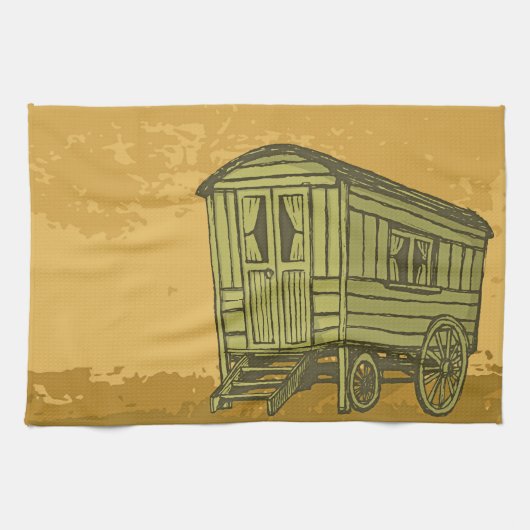Linge De Cuisine Gypsy caravan (Horizontal)