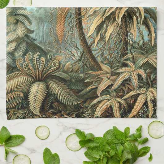 Linge De Cuisine Haeckel Palm Trees (Plié)