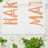 Linge De Cuisine Hakuna Matata - Art Tribal Africain (Plié)