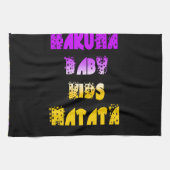Linge De Cuisine Hakuna Matata Baby and Kids Art Imprimer (Horizontal)
