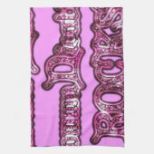 Linge De Cuisine Hakuna Matata Communication ROCKS Art Print (Vertical)