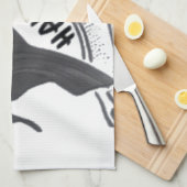 Linge De Cuisine Hakuna Matata Fish Art Imprimer (Quart Plié)