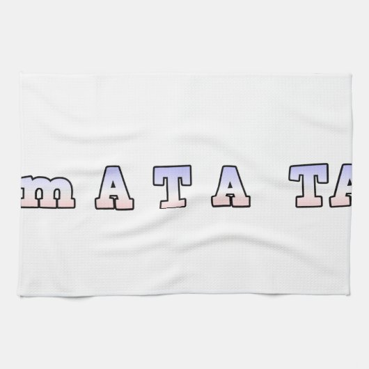 Linge De Cuisine Hakuna Matata France Art Imprimer/Graphique (Horizontal)