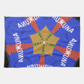 Linge De Cuisine Hakuna Matata Iridiscent bleu (Horizontal)