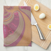 Linge De Cuisine Hakuna Matata Joyeux Noël joli coeur design (Quart Plié)