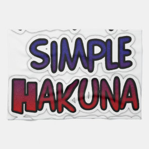 Linge De Cuisine Hakuna Matata le gardent les cadeaux simples