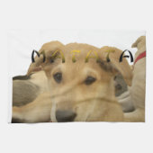 Linge De Cuisine "Hakuna Matata Pup" - Insouciant Amour des chiots (Horizontal)