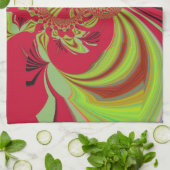 Linge De Cuisine Hakuna Matata red yellow design (Plié)