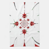 LINGE DE CUISINE HAKUNA MATATA ROUGE VERT (Vertical)