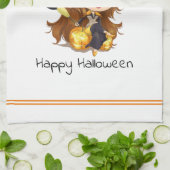 Linge De Cuisine Hallo Queen Cute Witch | Halloween (Plié)