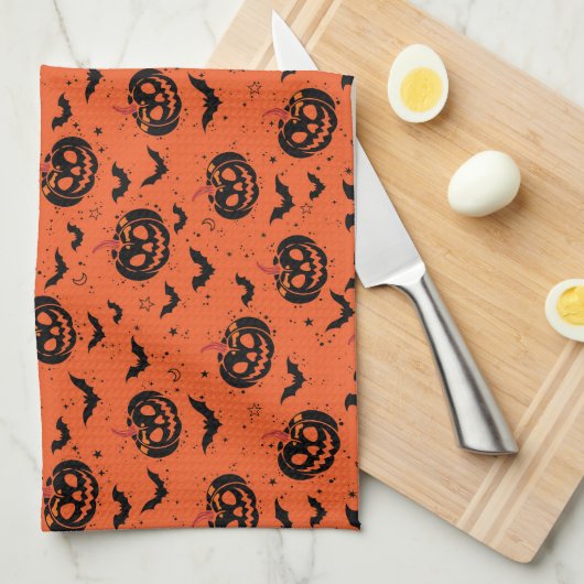 Linge De Cuisine Halloween (Quart Plié)