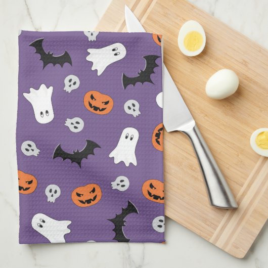 Linge De Cuisine Halloween (Quart Plié)