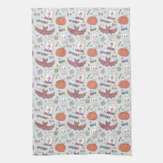 Linge De Cuisine Halloween (Vertical)