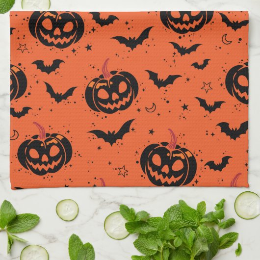 Linge De Cuisine Halloween (Plié)