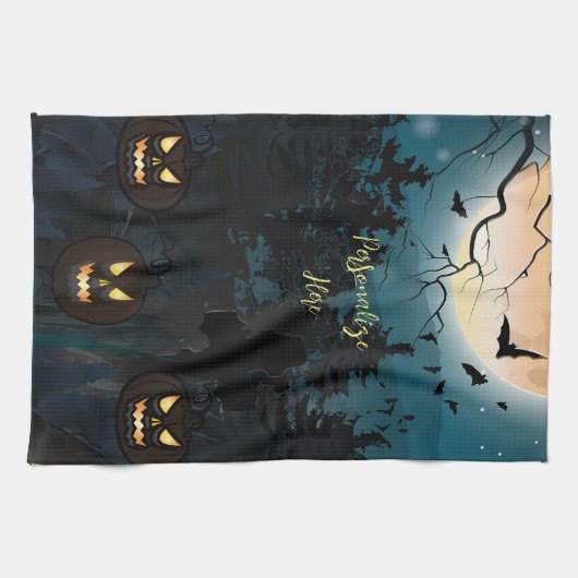 Linge De Cuisine Halloween (Horizontal)