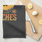 Linge De Cuisine Halloween avec mes sorcières (Quart Plié)