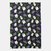 Linge De Cuisine Halloween Boo Ghosts (Vertical)