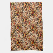 Linge De Cuisine Halloween brun orange style (Vertical)