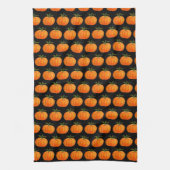 Linge De Cuisine Halloween Citrouille mignon Motif Orange automne W (Vertical)