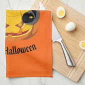 Linge De Cuisine Halloween Cuisine serviette-chat noir (Quart Plié)