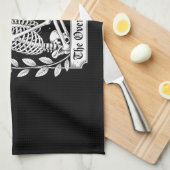 Linge De Cuisine Halloween Dark Gothic Skeleton Overthinker (Quart Plié)