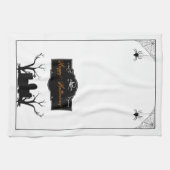 Linge De Cuisine Halloween du cimetière | Blanc (Horizontal)