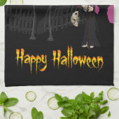 Linge De Cuisine Halloween effrayant (Plié)