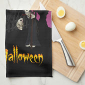 Linge De Cuisine Halloween effrayant (Quart Plié)