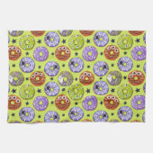 Linge De Cuisine Halloween Éffrayant Funky Donuts (Horizontal)