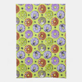 Linge De Cuisine Halloween Éffrayant Funky Donuts (Vertical)