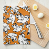 Linge De Cuisine Halloween Fantômes (Quart Plié)