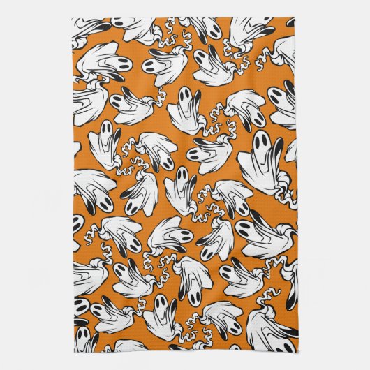 Linge De Cuisine Halloween Fantômes (Vertical)